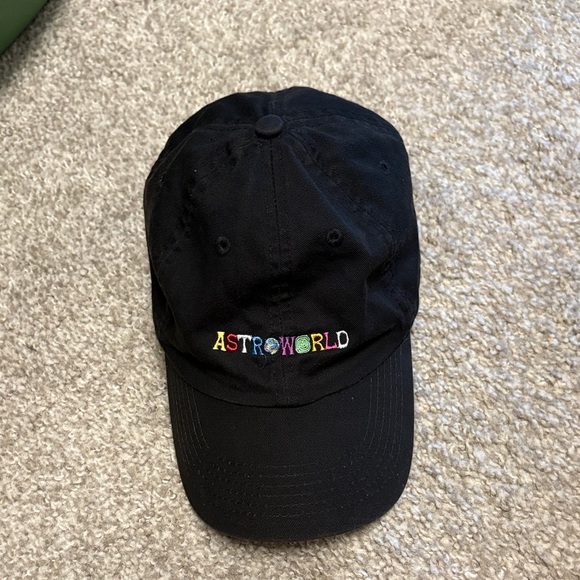 Astroworld Black Cap 'wish you were here' Embroidery - Picture 1 of 8